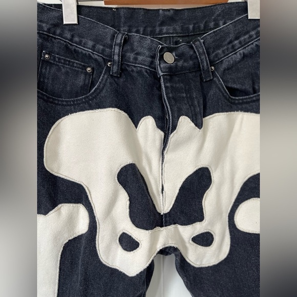 MNML D184 SKELETON STRAIGHT DENIM - Picture 12 of 13